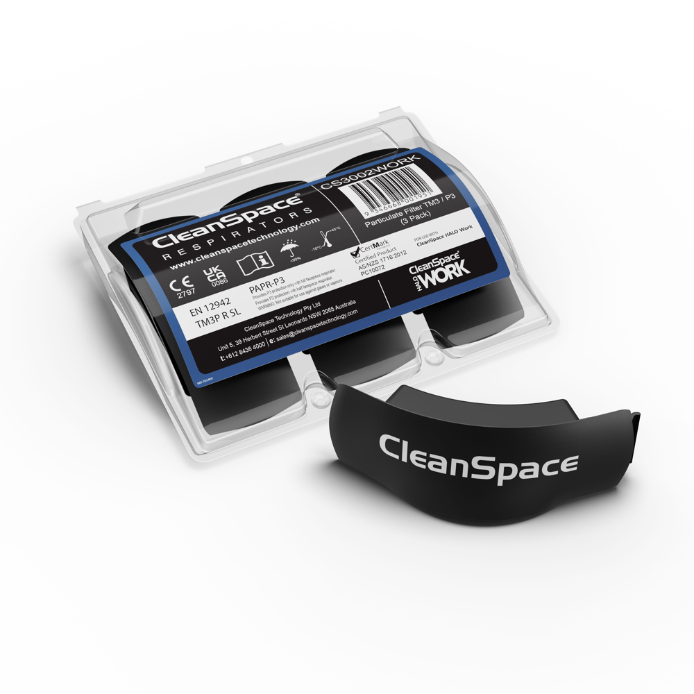 CleanSpace™ Work Particulate Standard TM3 P3 Filter (Pk 3)
