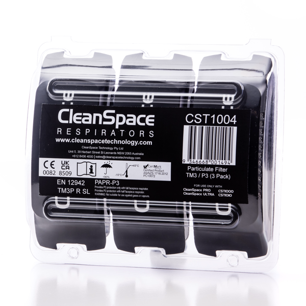 CleanSpace™ CST Particulate Filter HEPA/TM3/P3 (3Pk)