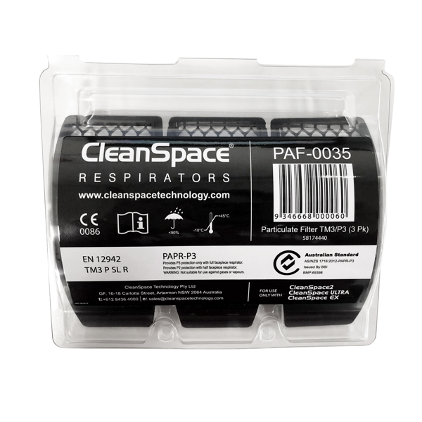 CleanSpace™ Particulate Filter P3 Standard (pk 3)